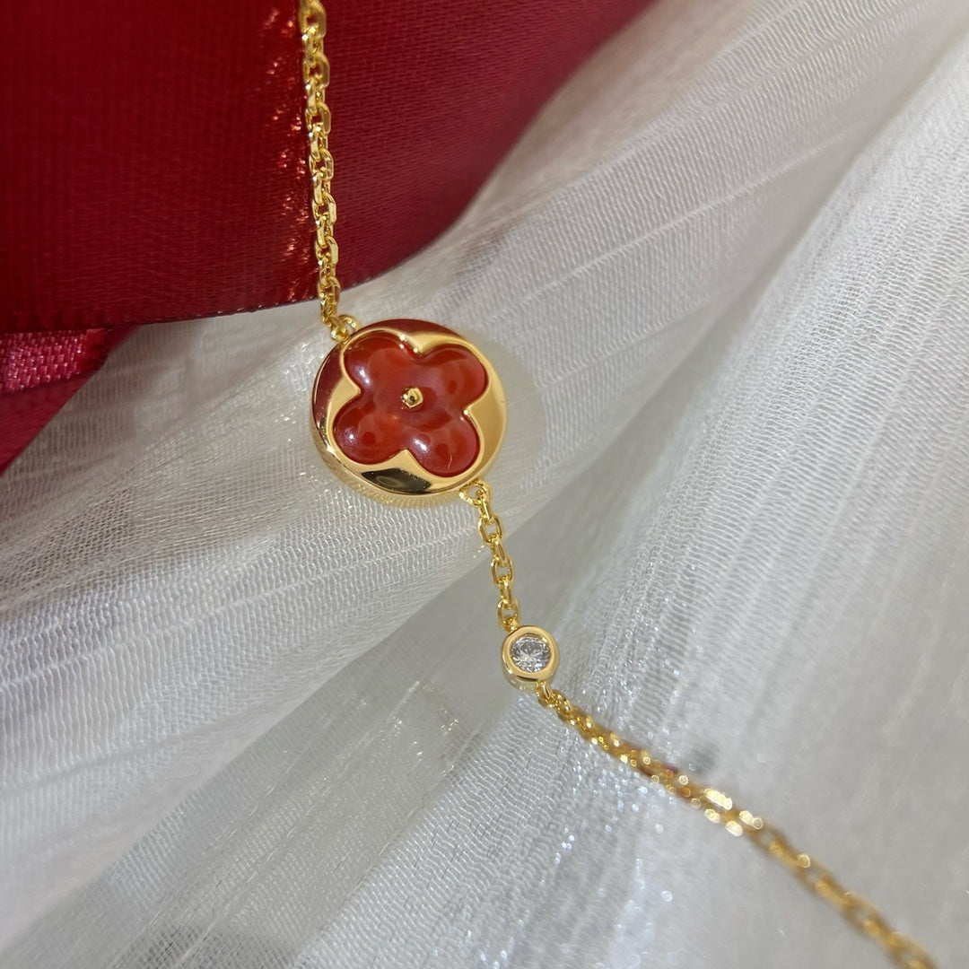 [Mystic Crown]SUN PEDANT CARNELIAN BRACELET