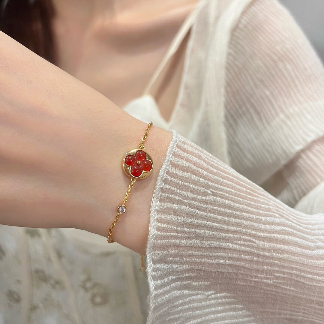 [Mystic Crown]SUN PEDANT CARNELIAN BRACELET