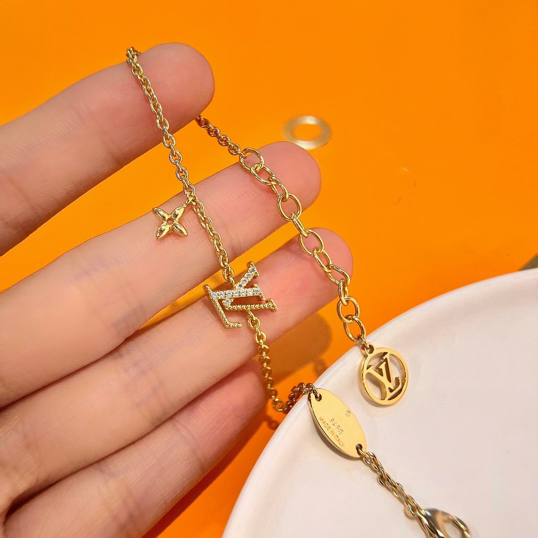 [Mystic Crown]LOGO STAR MOTIF GOLD BRACELET