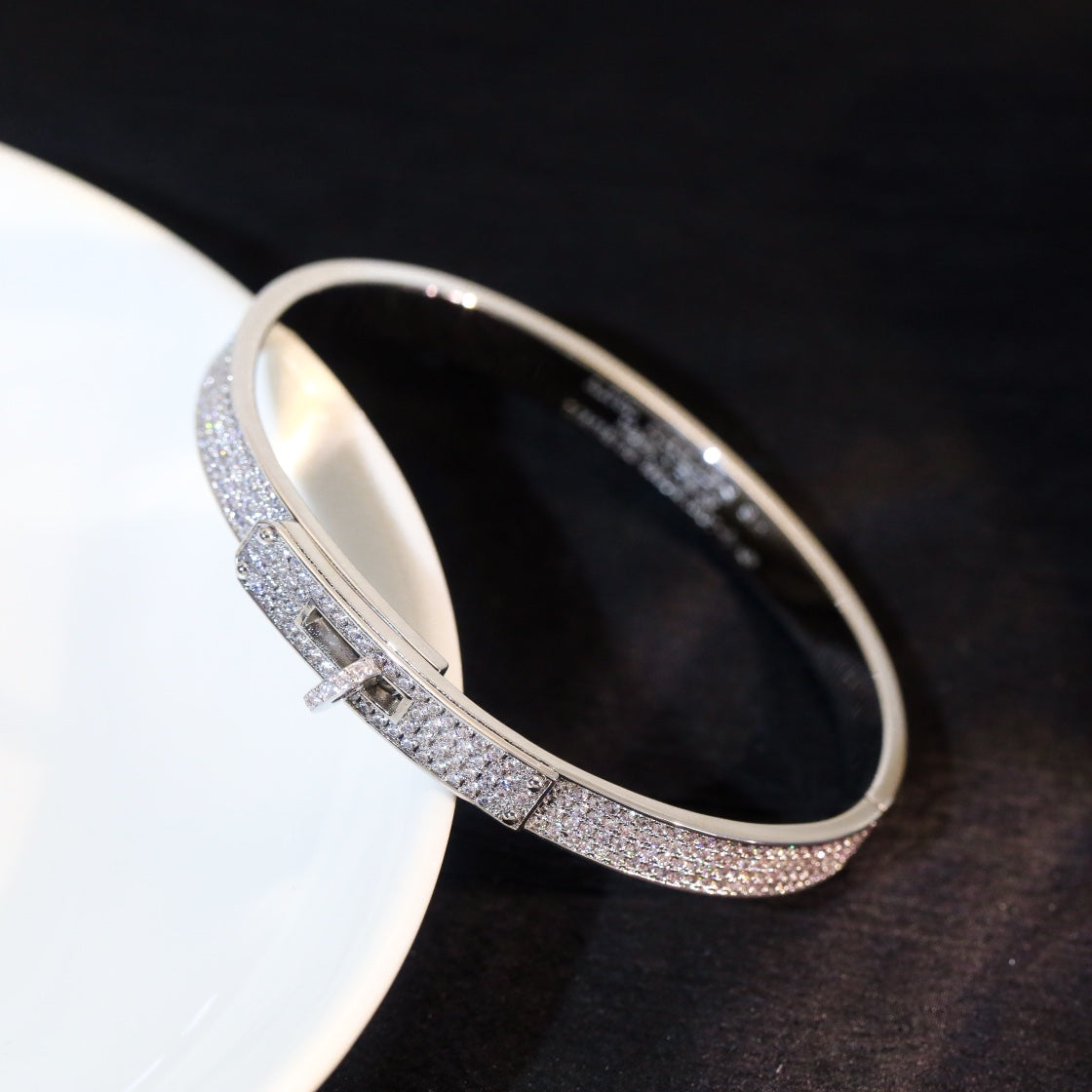 [Mystic Crown]KELLY BRACELET DIAMOND PAVED