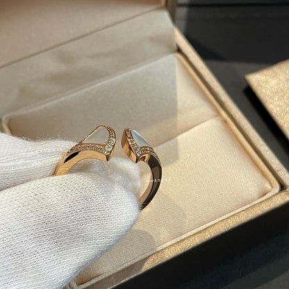 [Mystic Crown]DREAM MOP DIAMOND OPEN RING