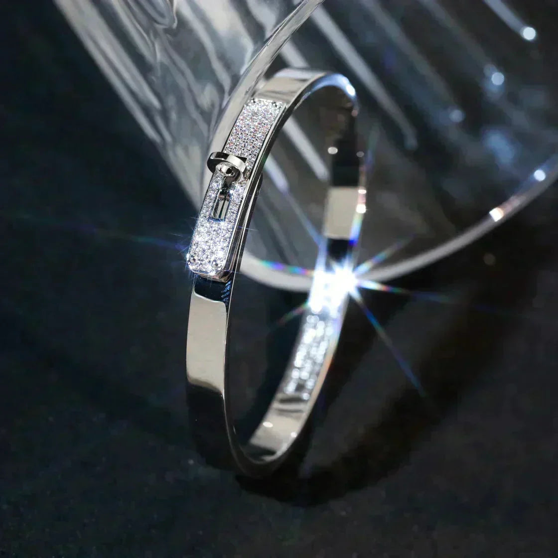 [Mystic Crown]KELLY SILVER DIAMOND BRACELET