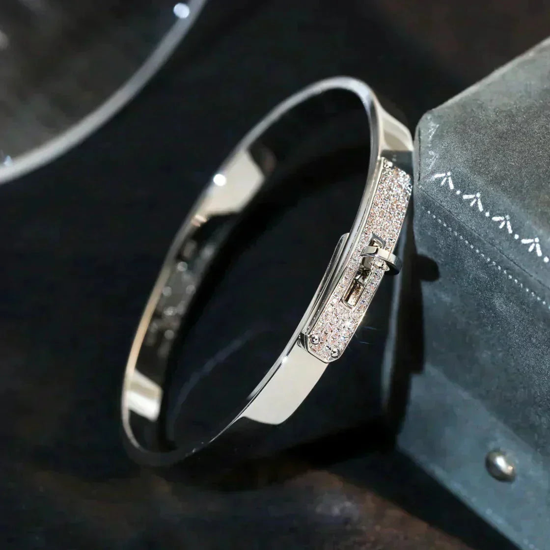 [Mystic Crown]KELLY SILVER DIAMOND BRACELET