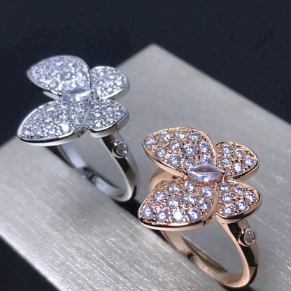 [Mystic Crown]BUTTERFLY PINK GOLD DIAMOND RING