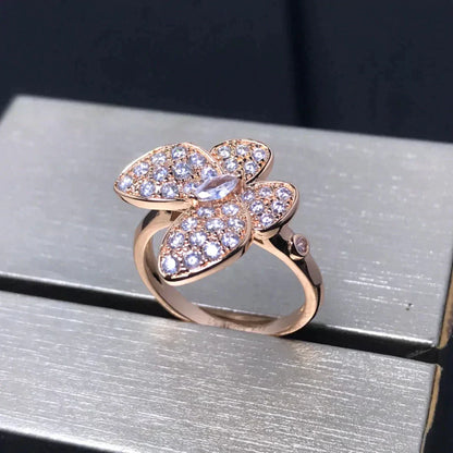 [Mystic Crown]BUTTERFLY PINK GOLD DIAMOND RING