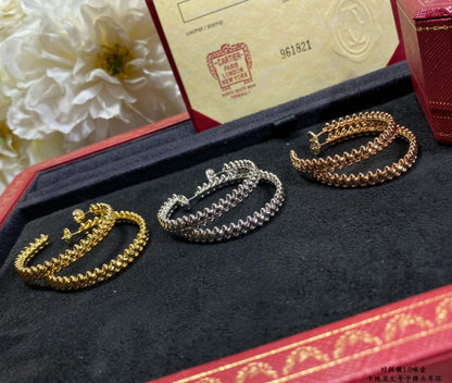 [Mystic Crown]CLASH LARGE HOOP EARRINGS