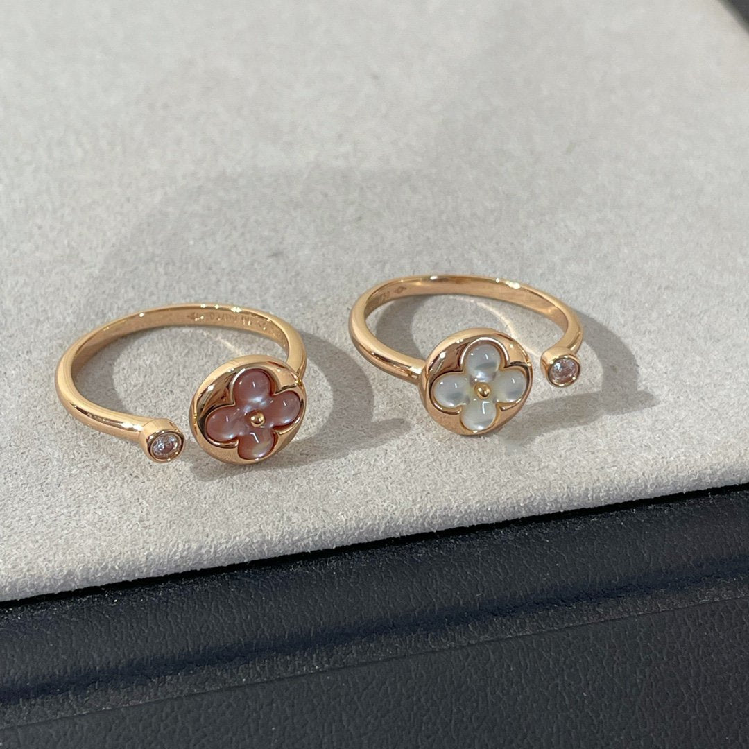 [Mystic Crown]SUN 1 DIAMOND PINK MOP RING