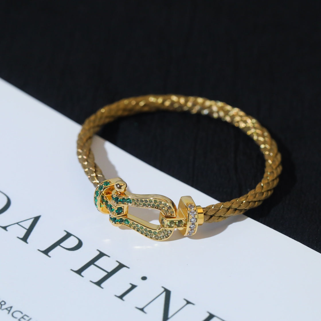 [Mystic Crown]FORCE 10 GOLD GREEN DIAMOND PAVED