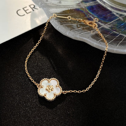 [Mystic Crown]LUCKY SPRING ROSE GOLD MOP BRACELET