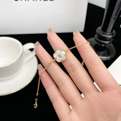 [Mystic Crown]LUCKY SPRING ROSE GOLD MOP BRACELET