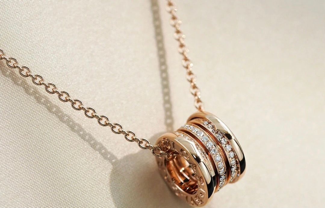 [Mystic Crown]ZERO 1 PINK GOLD DIAMOND NECKLACE