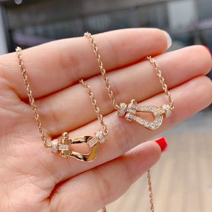 [Mystic Crown]FORCE 10 PINK GOLD DIAMOND NECKLACE