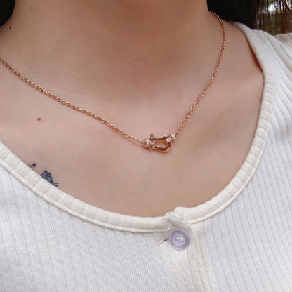 [Mystic Crown]FORCE 10 PINK GOLD DIAMOND NECKLACE