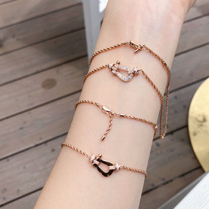 [Mystic Crown]FORCE 10 PINK GOLD DIAMOND NECKLACE