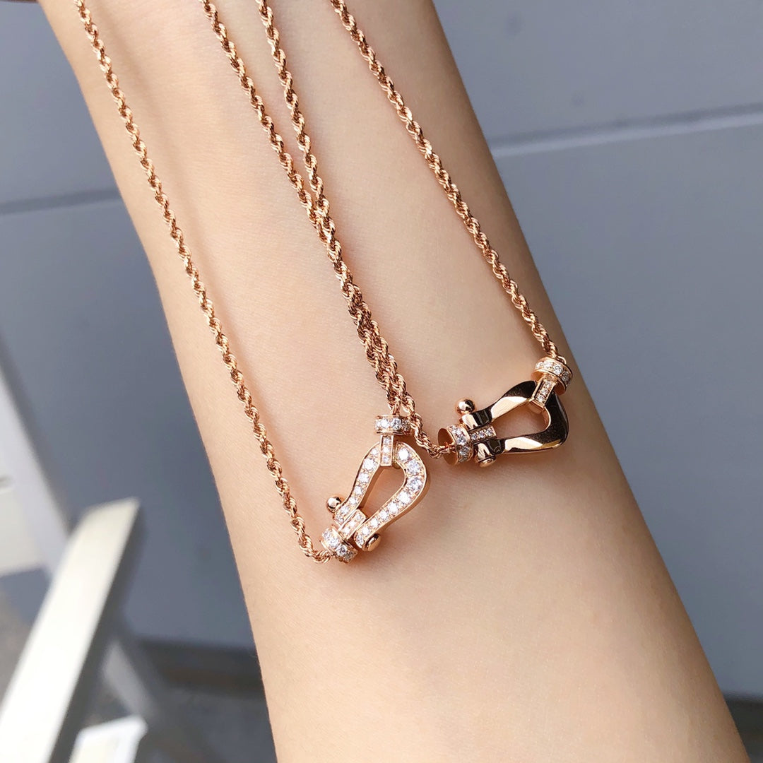 [Mystic Crown]FORCE 10 PINK GOLD DIAMOND NECKLACE
