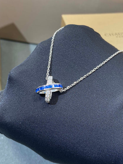 [Mystic Crown]LIENS DIAMOND SILVER NECKLACE