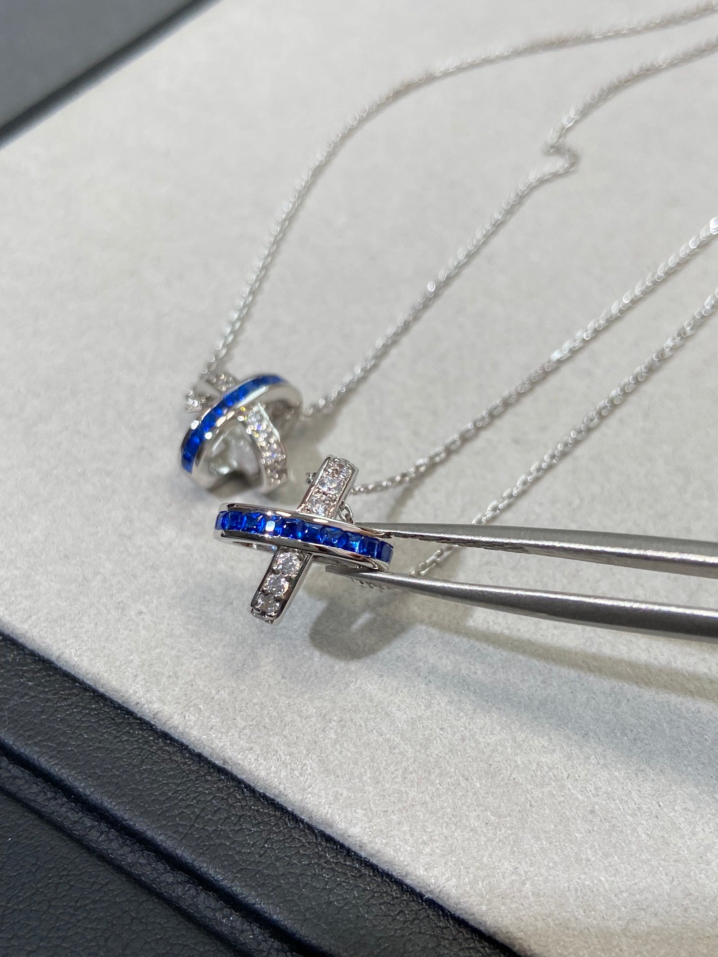 [Mystic Crown]LIENS DIAMOND SILVER NECKLACE