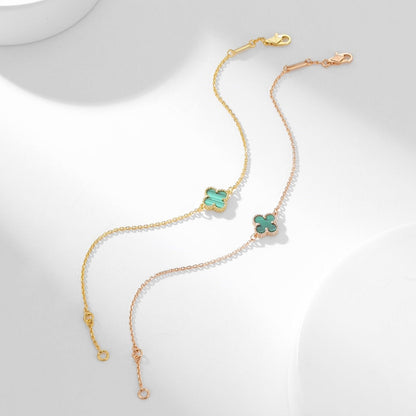 [Mystic Crown]CLOVER BRACELET MALACHITE 1 MOTIF