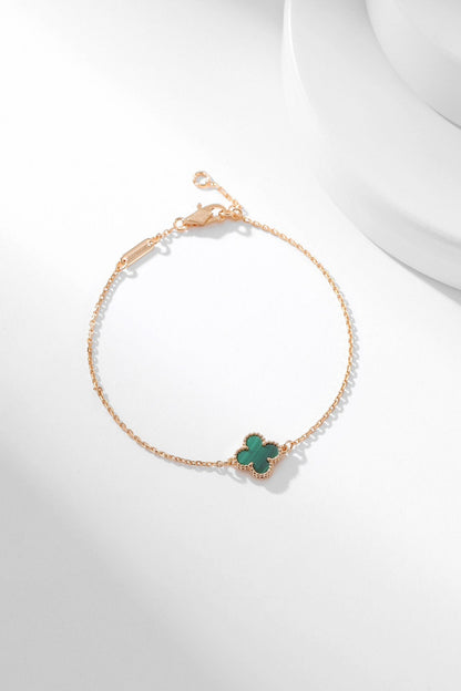 [Mystic Crown]CLOVER BRACELET MALACHITE 1 MOTIF