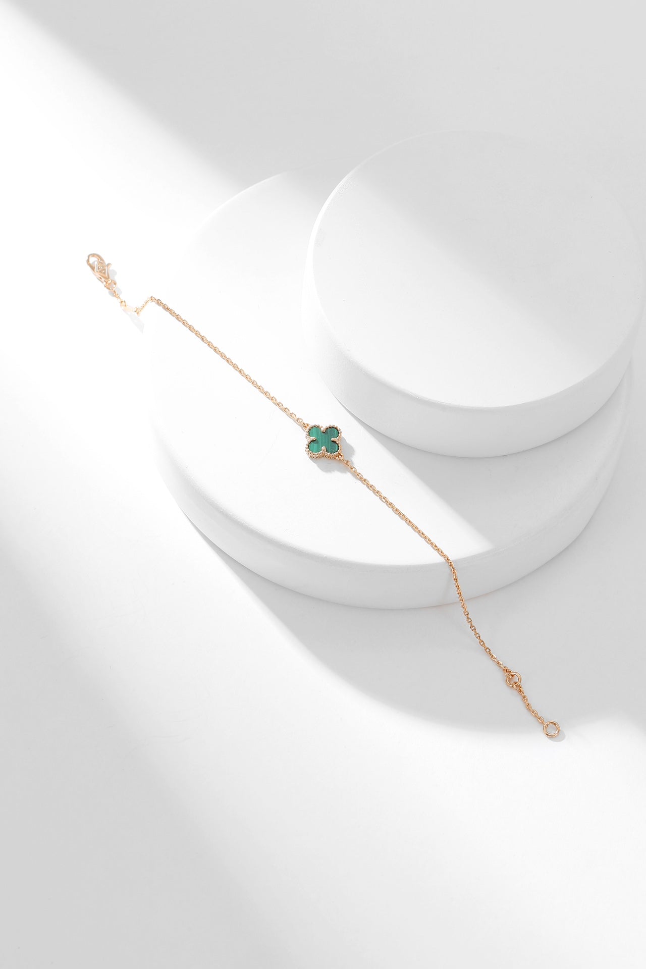 [Mystic Crown]CLOVER BRACELET MALACHITE 1 MOTIF