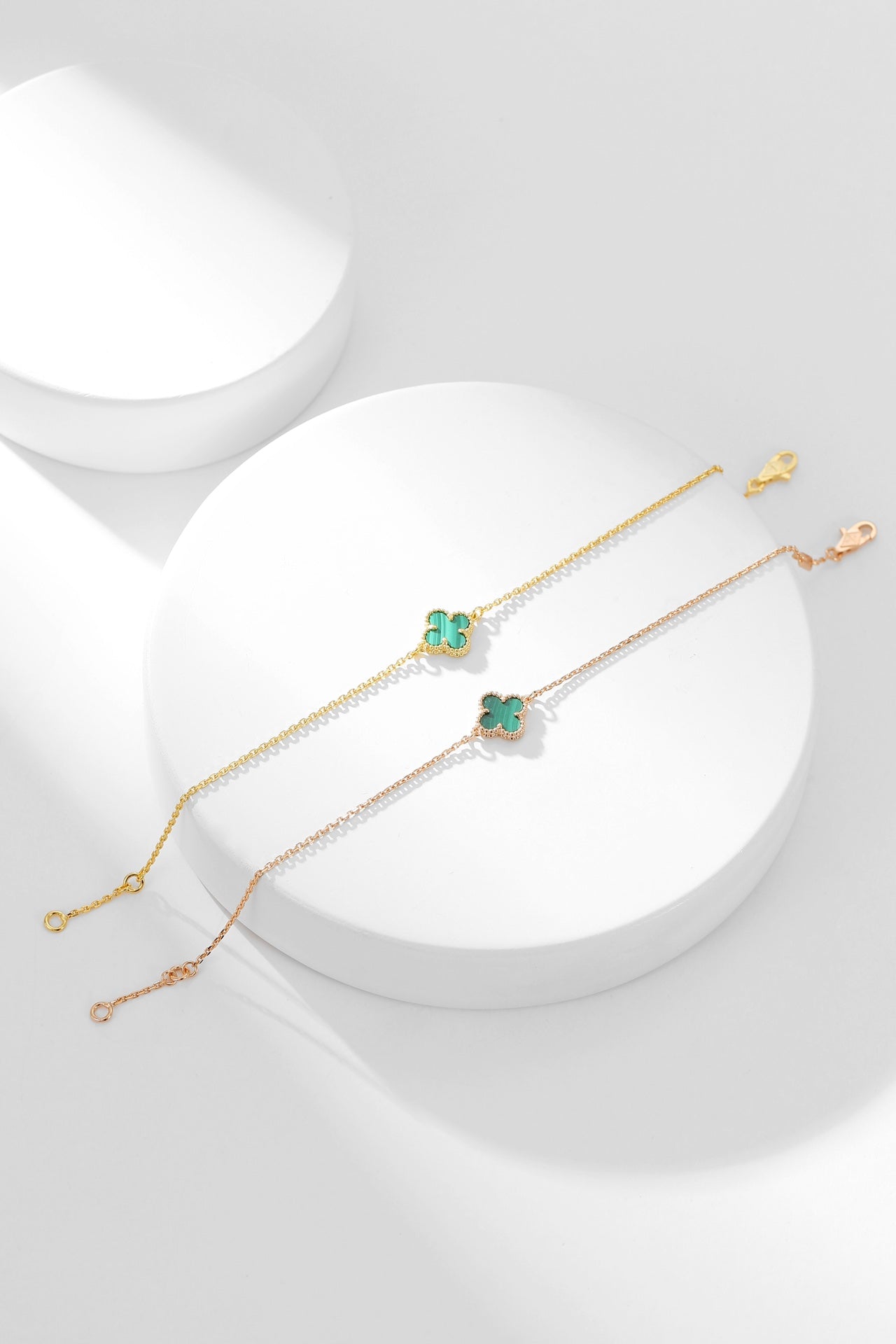 [Mystic Crown]CLOVER BRACELET MALACHITE 1 MOTIF
