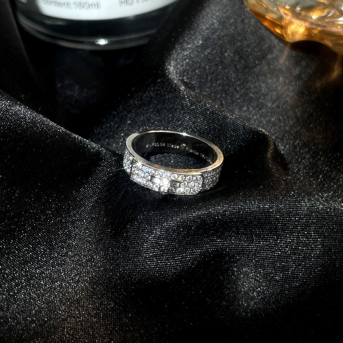 [Mystic Crown]KELLY SILVER DIAMOND RING