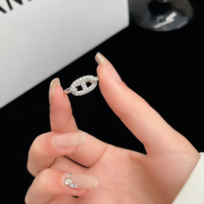 [Mystic Crown]RONDE SMALL SILVER DIAMOND RING