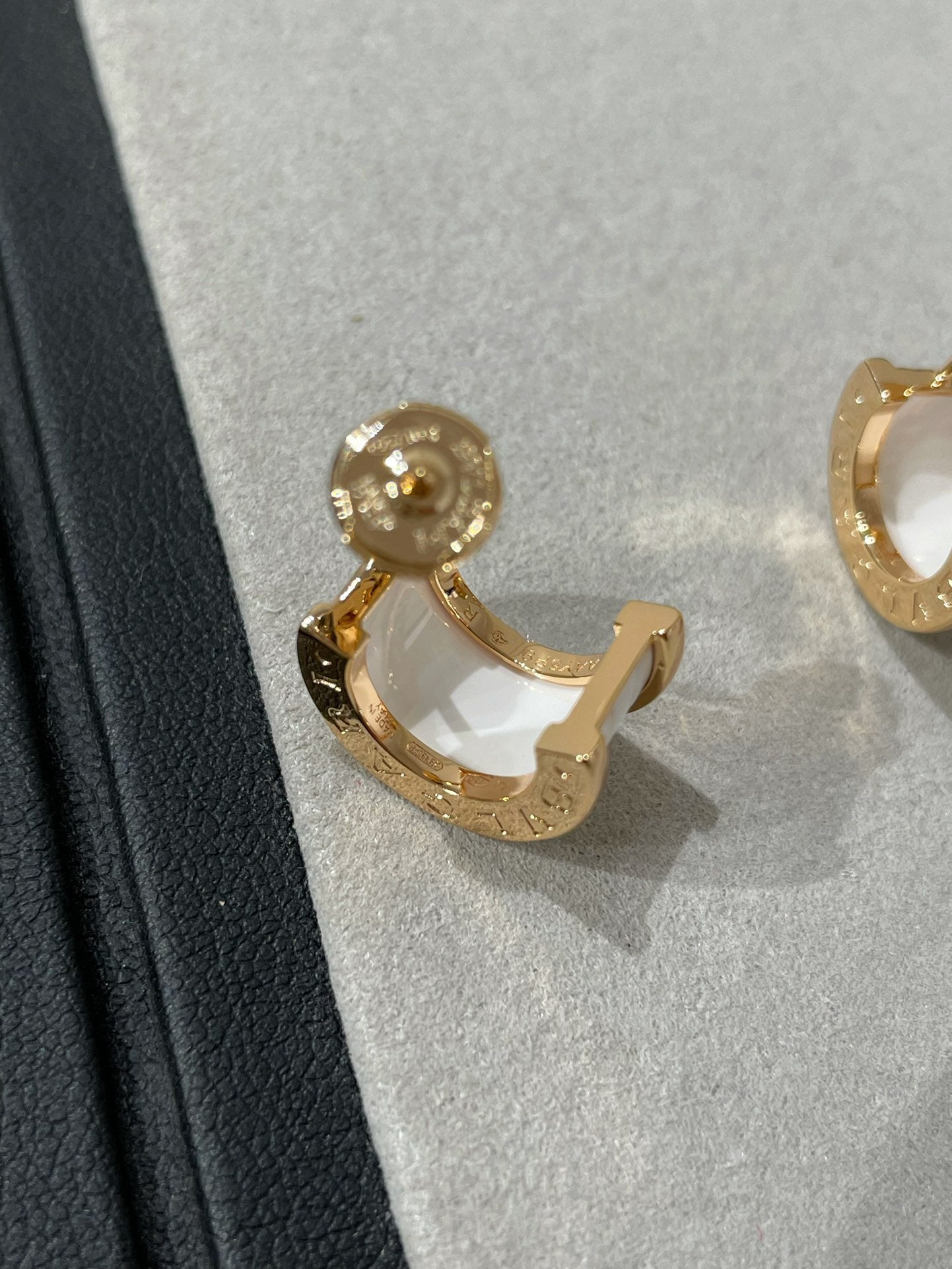 [Mystic Crown]ZERO 1 PINK GOLD CERAMIC EARRINGS