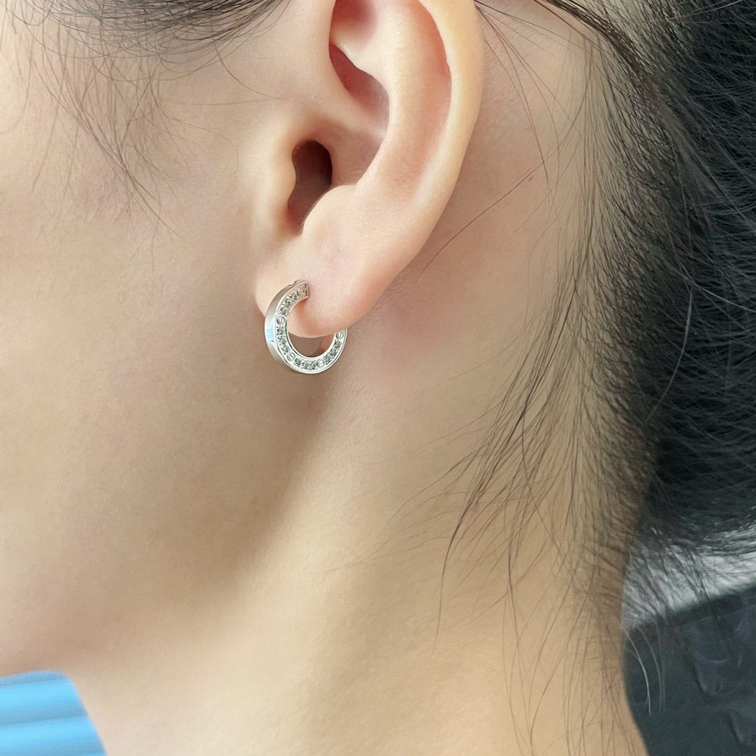 [Mystic Crown]LOVE DIAMOND EARRINGS