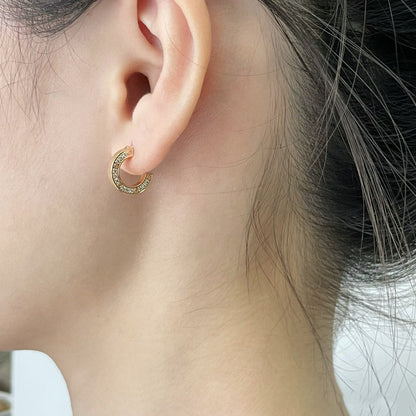 [Mystic Crown]LOVE DIAMOND EARRINGS