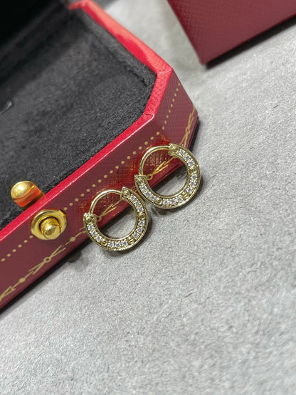 [Mystic Crown]LOVE DIAMOND EARRINGS