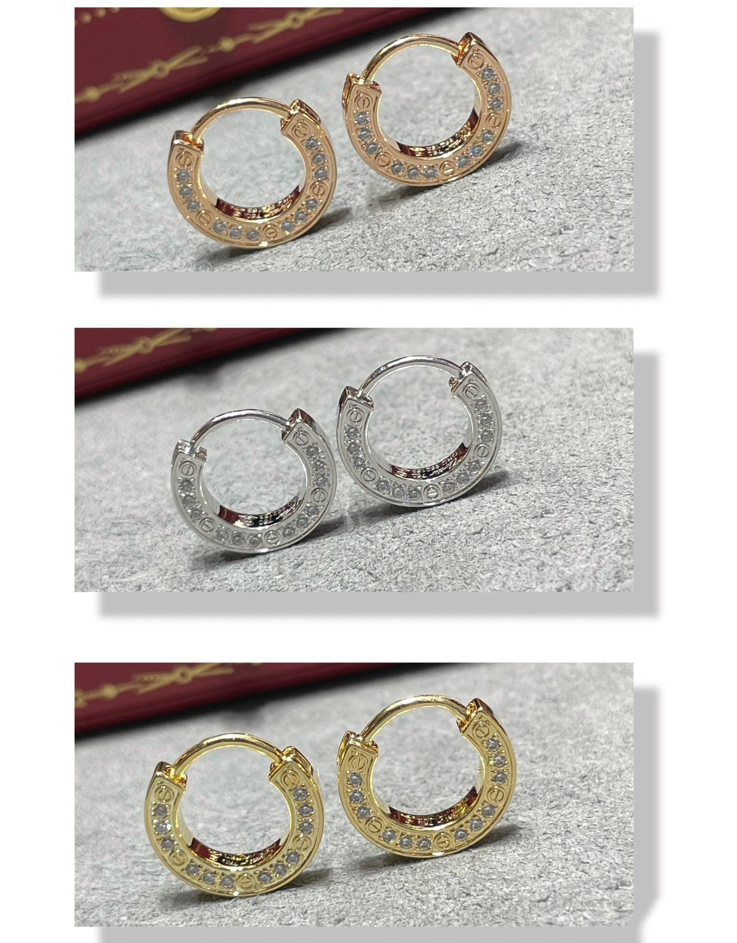 [Mystic Crown]LOVE DIAMOND EARRINGS