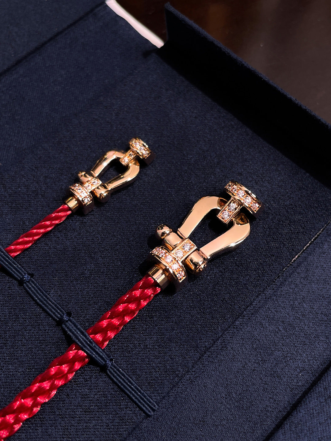[Mystic Crown]FORCE 10 HALF DIAMOND PINK GOLD RED CORDERI LARGE AND MEDIUM MODEL