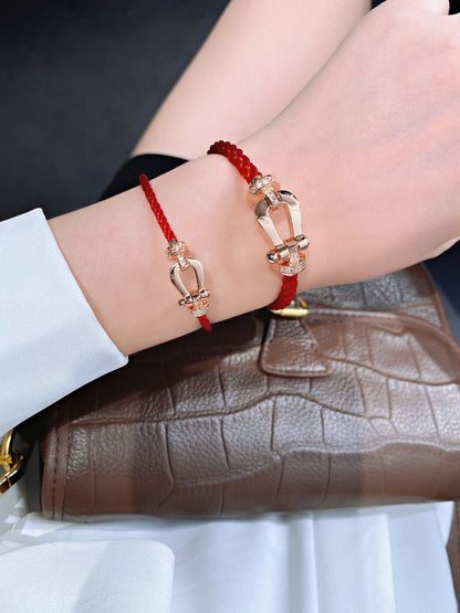 [Mystic Crown]FORCE 10 HALF DIAMOND PINK GOLD RED CORDERI LARGE AND MEDIUM MODEL