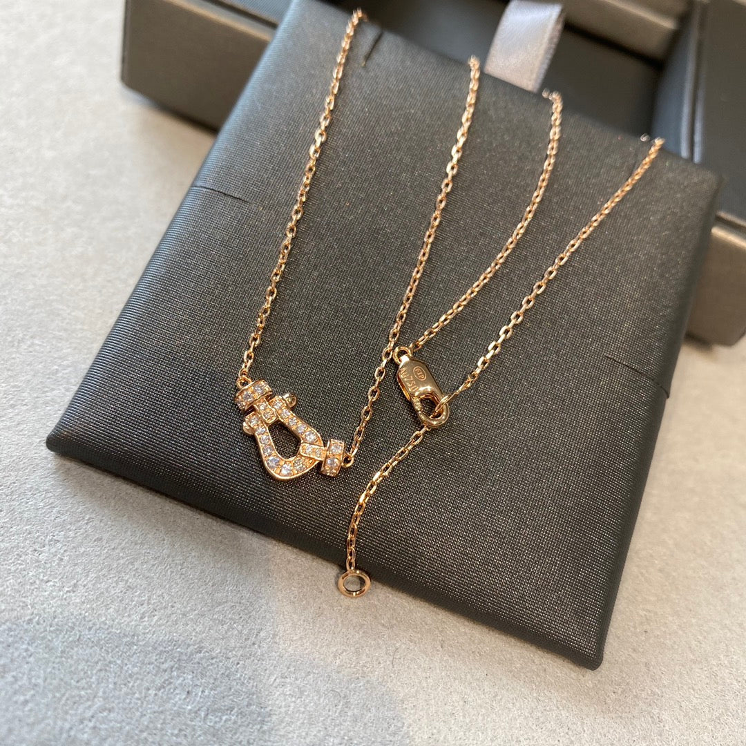[Mystic Crown]FORCE 10 DIAMOND PINK GOLD NECKLACE MINI MODEL