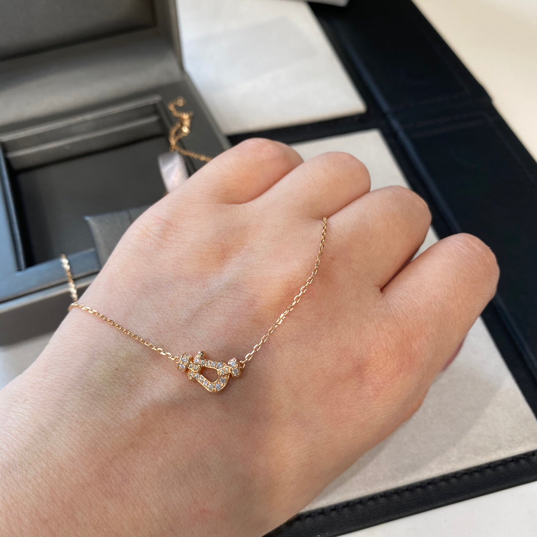 [Mystic Crown]FORCE 10 DIAMOND PINK GOLD NECKLACE MINI MODEL