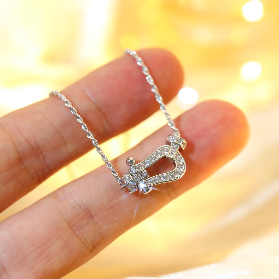 [Mystic Crown]FORCE 10 DIAMOND SILVER NECKLACE MINI MODEL