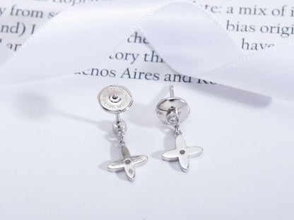 [Mystic Crown]VIDYLLE SILVER DIAMOND MINI DROP EARRINGS