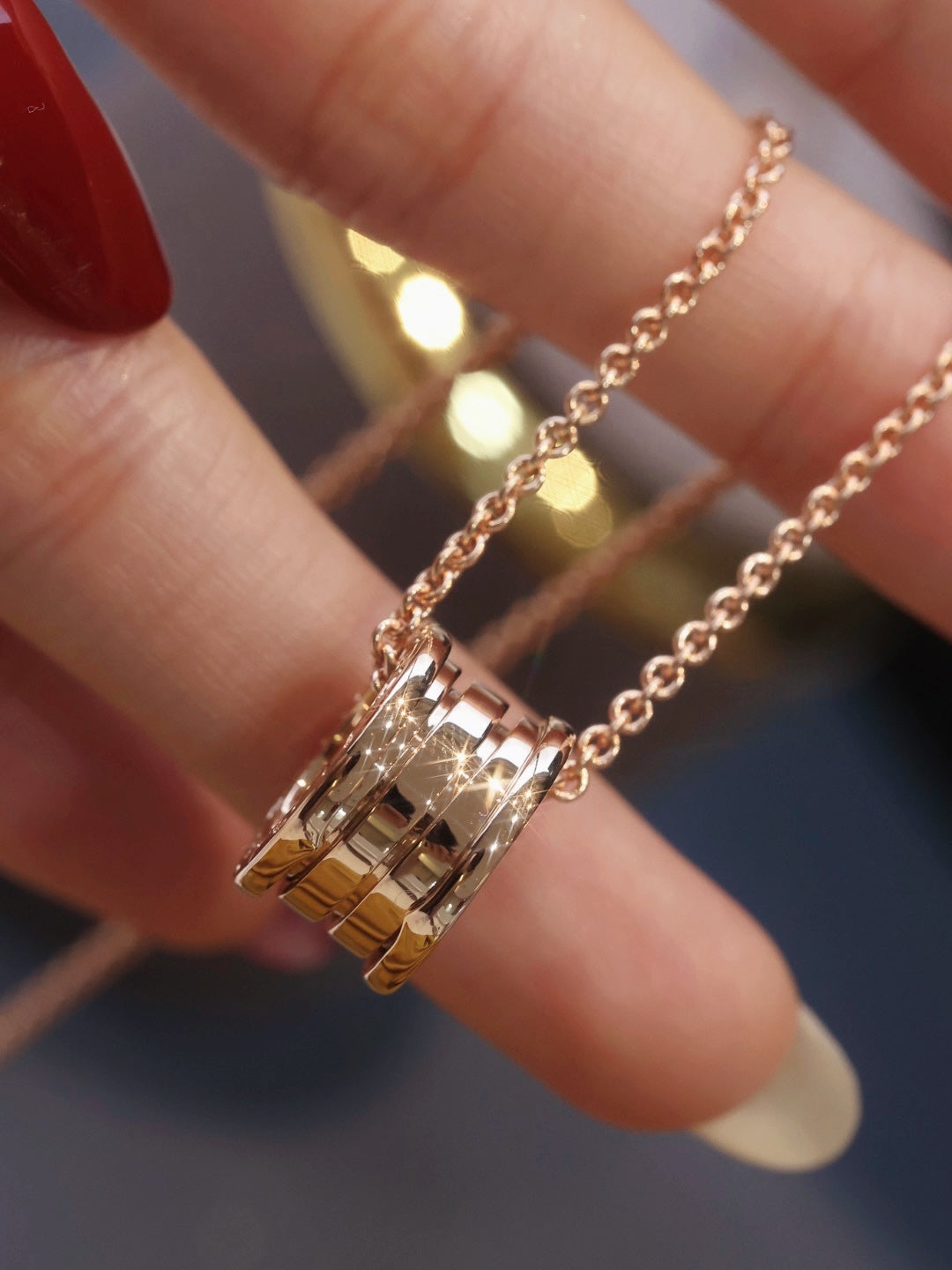 [Mystic Crown]ZERO 1 PINK GOLD NECKLACE