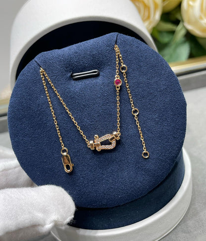 [Mystic Crown]FORCE 10 DIAMOND PINK GOLD NECKLACE