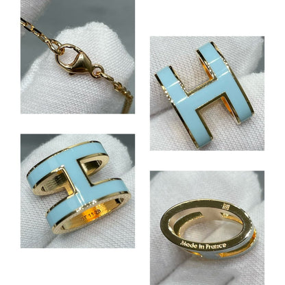 [Mystic Crown]POP H SKY BLUE NECKLACE