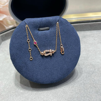 [Mystic Crown]FORCE 10 DIAMOND CHAIN LINK PINK GOLD BRACELET