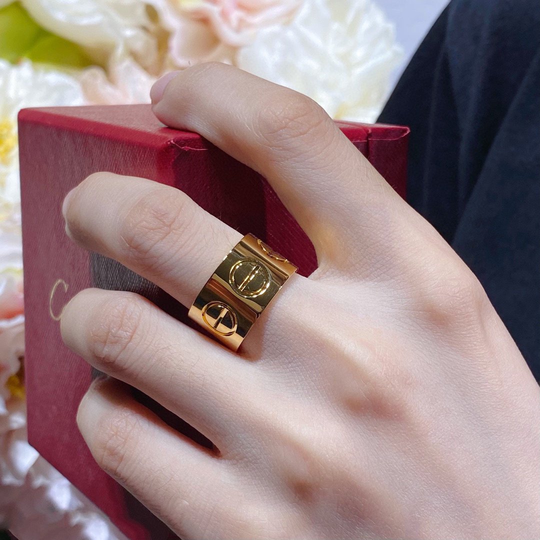 [Mystic Crown]LOVE 11MM LARGE RING