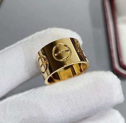 [Mystic Crown]LOVE 11MM LARGE RING