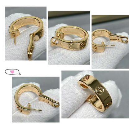 [Mystic Crown]LOVE 5.5MM EARRINGS