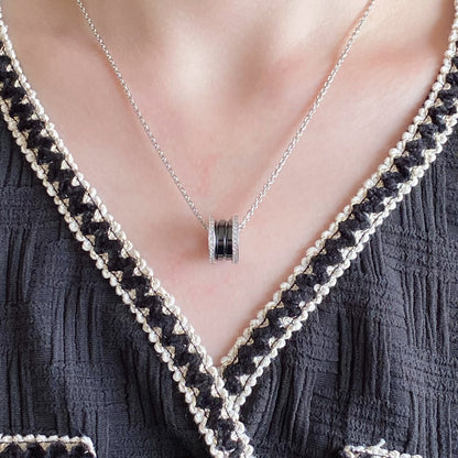 [Mystic Crown]ZERO 1 DIAMOND CERAMIC NECKLACE
