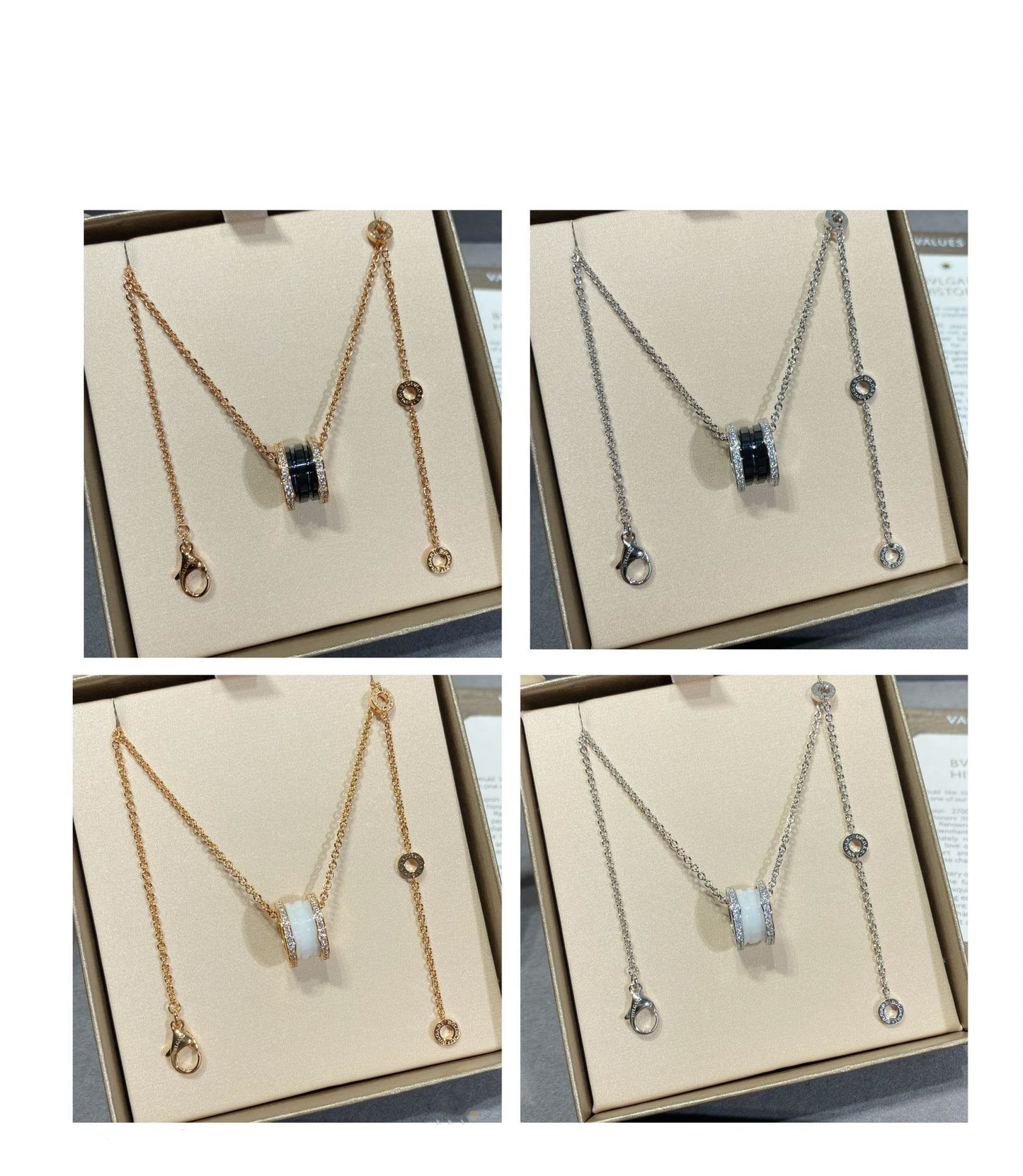 [Mystic Crown]ZERO 1 DIAMOND CERAMIC NECKLACE