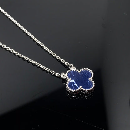 [Mystic Crown]CLOVER PIETERSITE SILVER LONG NECKLACE