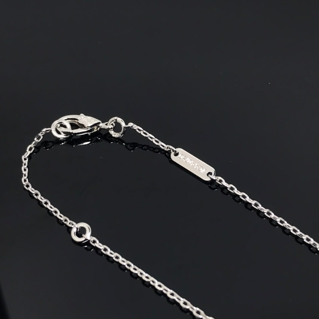 [Mystic Crown]CLOVER PIETERSITE SILVER LONG NECKLACE