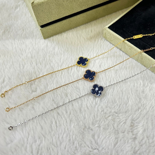 [Mystic Crown]CLOVER 1 MOTIF PIETERSITE BRACELET